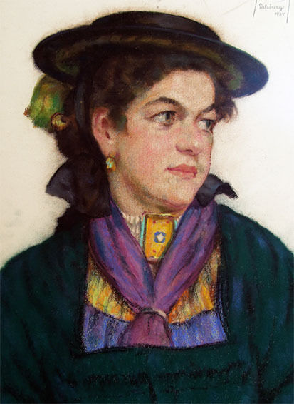 Flachgauer Bäuerin.jpg © Salzburger Volkskundemuseum